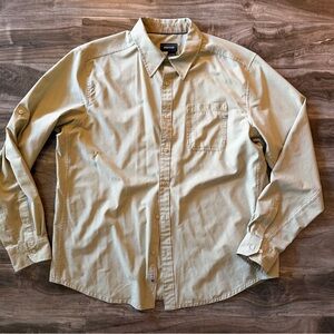 Marmot Light Tan Button-Up Shirt